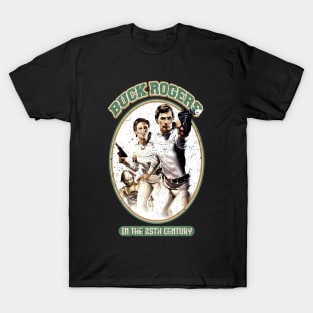 retro buck rogers 40 ago fight outside T-Shirt